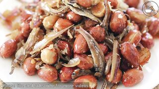 Crispy Fried Anchovy And Peanut _ Resepi Goreng Ikan Bilis Kacang