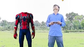 June 11, 2023 Me and Spiderman head matching funny vfx magic video.