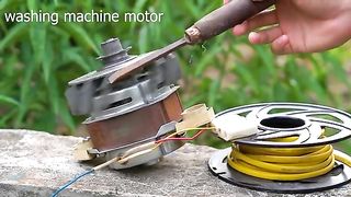 I was turn washing machine motor