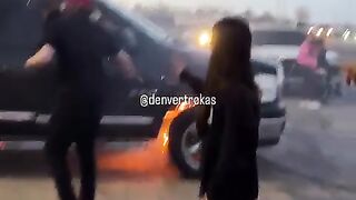TRUCK ON FIRE