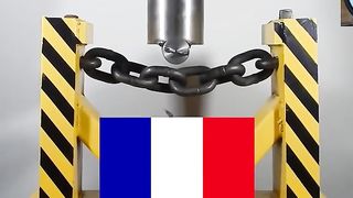 PRESSE HYDRAULIQUE CONTRE CHAÎNE SOLIDE De différents pays