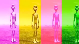 Alien dance VS Funny alien VS Dame tu cosita VS Funny alien dance VS Green alien dance VS Dance song 2
