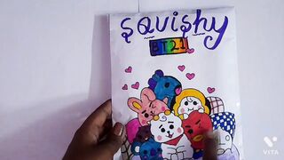 diy bt21 squishy blind bag unboxing #bts #bt21 #tata #handmade
