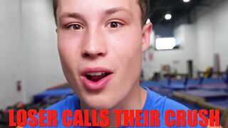 GIRLS vs BOYS GYMNASTICS COMPETITION! Loser Calls Their Crush!
