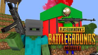Monster School PUBG MOBILE CHALLENGE - Minecraft Animation