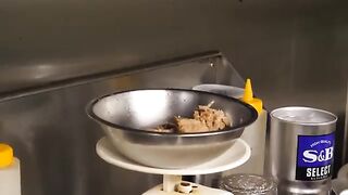 japanese egg fried rice, ramen - japanese street food