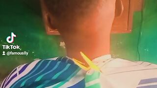 Barbing cut