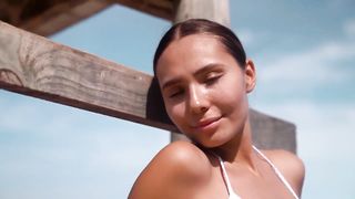 Beautiful model girl in bikini. 2 FREE Movies to watch, link in the description.