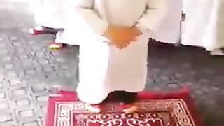 little cute boy Namaz
