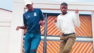 Our first beginning of amapiano dance.