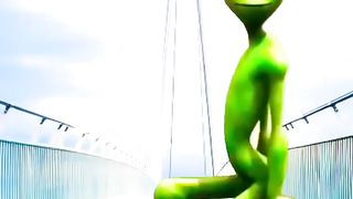 Dame Tu Cosita_Green Alien Dance #shorts#crazzyalienz#ytshort