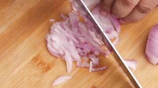 This dish is made with onions #short........
