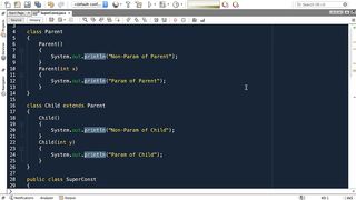 Parametrized Constructor in Java