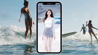 Beautiful Woman Walking