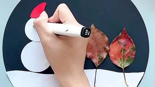 DIY Snowman paper craft