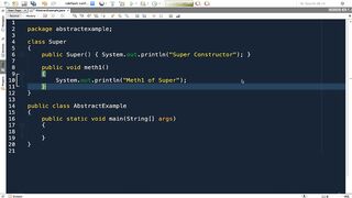 Abstract Class in Java