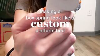 Diy platform bed | Beverly Hills Hotel vibes now???? Woodworking Projects videos