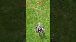 WORLD RECORD Backwards Basketball Shot! #Shorts