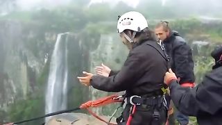 Defying fewr with every jump!