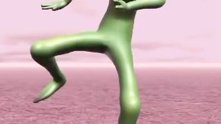green uzayli _ crazzy alienz l funny alien l me kemaste l love ???????? alien dance ???? #aliendance (5