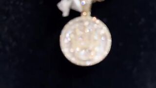 Diamond Tennis Chain & Diamond Rolex Pendant Set by Ijaz Jewelers