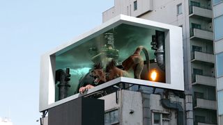 FINAL FANTASY VII REMAKE INTERGRADE - Red XIII 3D Billboard Video 2