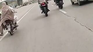 Racing with heavy bike... https://rumble.com/register/pakistanisairsapatee/