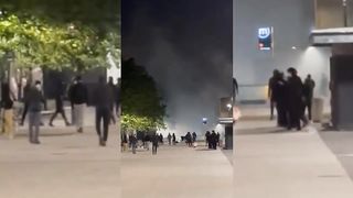 Nahel - Cinquième nuit émeutes en France - Captivating Nighttime Confrontations