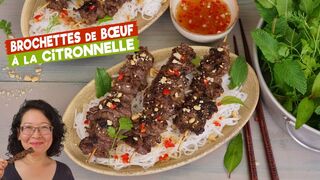 Brochettes de bœuf à la citronnelle - Comment obtenir du bœuf fondant et très gouteux ?