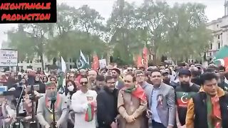 PTI protests in front of UK parliament