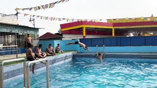 Summer time diving