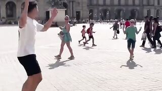Rating stangers at football goes crazy????(best skills!) Shorts