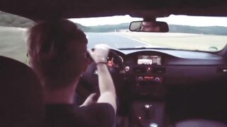 BMW E92 M3 drifting