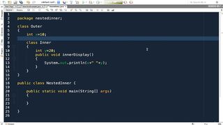Nested Inner Class in Java