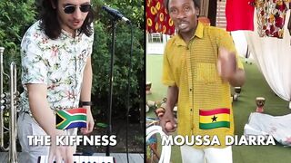 The Kiffness  x Moussa Diara   Kosh Kash Song  African Percussion Live Looping Remix_1080p