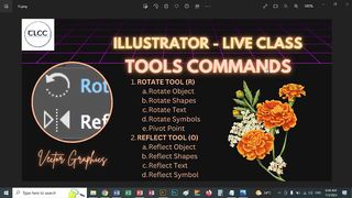 7- Rotate - Reflect Tool Video TLCC Tutorial - LIVE CLASS
