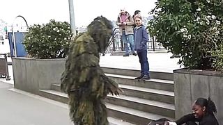 we all fall with Bushman prank