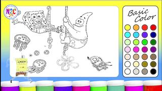 Coloring SpongeBob's Pineapple House - Let's Make It Colorful!