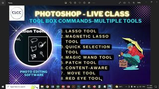 Photoshop Lasso-Magic-Patch Red Eye Tools Tutorial - TLCC Live Class