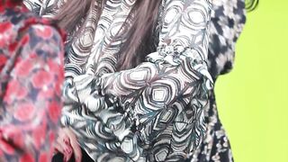 beautiful korean car model dacing