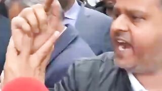 LONDON MEN NAWAZ SHARIF KAY GHARH YEH KIYA HORAHAY..