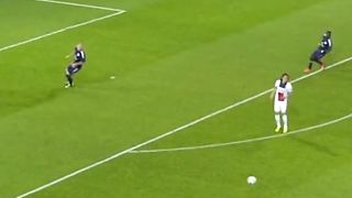 Shot on goal keeper Ronaldo and Kaka