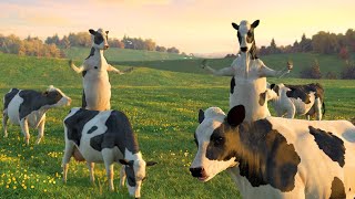 FUNNY COW DANCE 1 │ Cow Dance Song & Cow Videos 2024