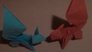 Cara membuat tupai dari kertas || origami tupai