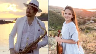 Hallelujah - Violin and Sax Cover - Karolina Protsenko & Daniele Vitale