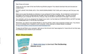 The Fat Burning Kitchen Honest Review