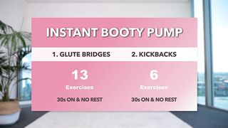 Get INSTANT BOOTY PUMP in JUST 10 MIN! - Floor Only, No Squats, No Equipment, At Home