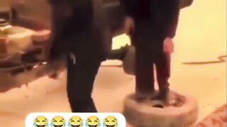 He mistakenly hit his egg , sorry man(FUNNY MOMENT)