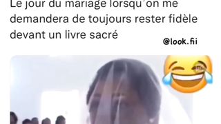 Le jour du mariage