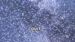 Never quit....